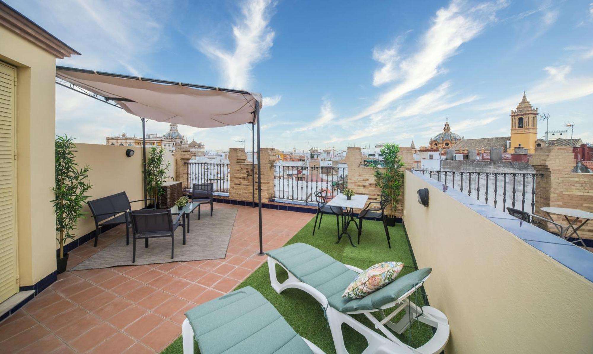 شقة Exclusive Triplex With Private Terrace إشبيلية المظهر الخارجي الصورة